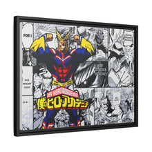 Load image into Gallery viewer, All Might Manga Canvas Framed Art Print