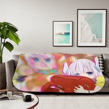 Load image into Gallery viewer, Kanna Kamui kobayashi-san chi no maid dragon Sherpa Blanket