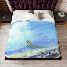 Load image into Gallery viewer, Anime Princess Mononoke Sherpa Blanket