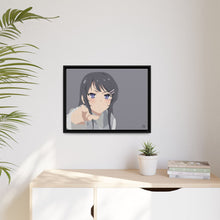 Load image into Gallery viewer, Rascal Does Not Dream Of Bunny Girl Senpai Canvas Framed Art Print