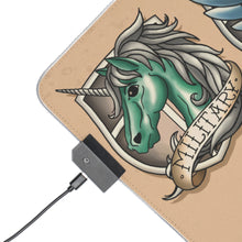 Load image into Gallery viewer, Anime Attack On Titan RGB LED Mouse Pad (Desk Mat)