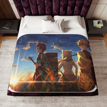 Load image into Gallery viewer, Anime Demon Slayer: Kimetsu no Yaiba Sherpa Blanket