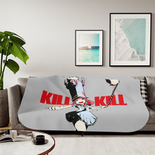 Load image into Gallery viewer, Anime Kill La Kill Sherpa Blanket