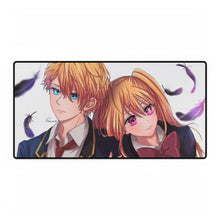 Load image into Gallery viewer, Aquamarine Hoshino & Ru Mouse Pad (Desk Mat)