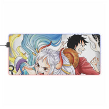 Load image into Gallery viewer, One Piece Monkey D. Luffy RGB LED Mouse Pad (Desk Mat)