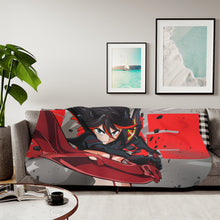 Load image into Gallery viewer, Anime Kill La Kill Sherpa Blanket