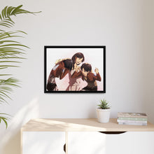 Load image into Gallery viewer, Eren Jäger,Mikasa Ackerman and Carla Yeager Canvas Framed Art Print