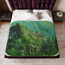 Load image into Gallery viewer, Anime Princess Mononoke Sherpa Blanket