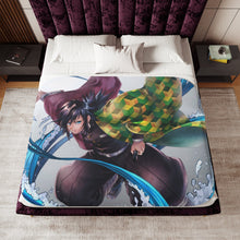 Load image into Gallery viewer, Demon Slayer: Kimetsu no Yaiba Sherpa Blanket
