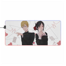 Load image into Gallery viewer, Kaguya and Miyuki RGB LED Mouse Pad (Desk Mat)