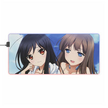 Load image into Gallery viewer, Accel World Kuroyukihime, Fuuko Kurasaki RGB LED Mouse Pad (Desk Mat)
