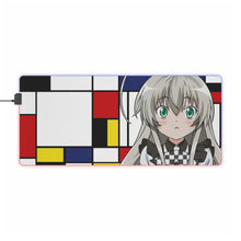 Load image into Gallery viewer, Nyaruko: Crawling with Love! RGB LED Mouse Pad (Desk Mat)