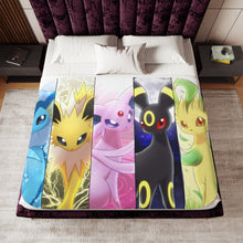 Load image into Gallery viewer, Eeveelution Sherpa Blanket