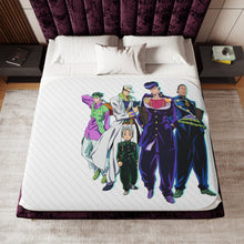 Load image into Gallery viewer, Anime Jojo's Bizarre Adventure Sherpa Blanket