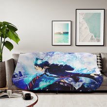 Load image into Gallery viewer, Blue Exorcist Rin Okumura Sherpa Blanket