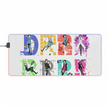 Load image into Gallery viewer, Durarara!! Izaya Orihara, Shizuo Heiwajima, Celty Sturluson, Masaomi Kida, Anri Sonohara RGB LED Mouse Pad (Desk Mat)