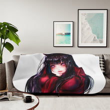 Load image into Gallery viewer, Anime Kakegurui Sherpa Blanket