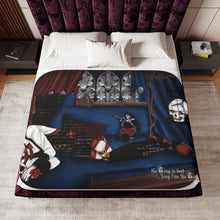 Load image into Gallery viewer, Black Butler Sherpa Blanket