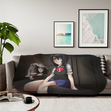 Load image into Gallery viewer, Another Mei Misaki Sherpa Blanket