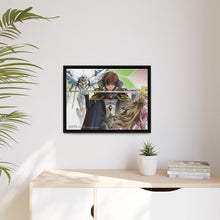 Load image into Gallery viewer, Code Geass Suzaku Kururugi, Nunnally Lamperouge Canvas Framed Art Print