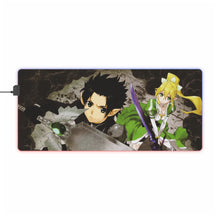 Load image into Gallery viewer, Kirito and Leafa RGB LED Mouse Pad (Desk Mat)