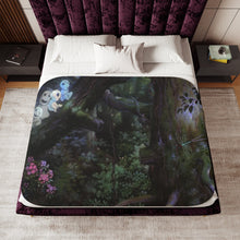 Load image into Gallery viewer, Princess Mononoke Sherpa Blanket