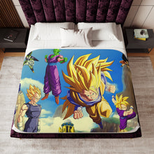 Load image into Gallery viewer, Anime Dragon Ball Z Sherpa Blanket