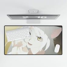 Load image into Gallery viewer, Nekomonogatari Black Mouse Pad (Desk Mat)