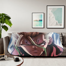 Load image into Gallery viewer, Anime Dr. Stone Sherpa Blanket