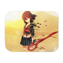 Load image into Gallery viewer, Anime Kill La Kill Sherpa Blanket