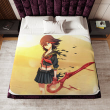 Load image into Gallery viewer, Anime Kill La Kill Sherpa Blanket