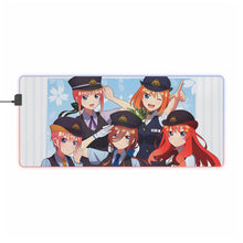 Load image into Gallery viewer, The Quintessential Quintuplets RGB LED Mouse Pad (Desk Mat)