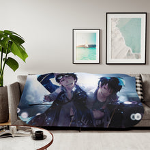 Load image into Gallery viewer, Blue Exorcist Sherpa Blanket