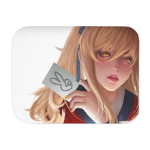 Load image into Gallery viewer, Anime Kakegurui Sherpa Blanket