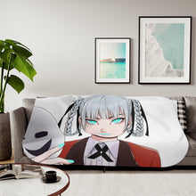 Load image into Gallery viewer, Kakegurui Kirari Momobami Sherpa Blanket