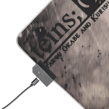 Load image into Gallery viewer, Kurisu and Okabe RGB LED Mouse Pad (Desk Mat)