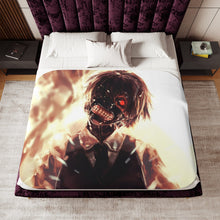 Load image into Gallery viewer, Kaneki Ken ( Tokyo Ghoul) Sherpa Blanket