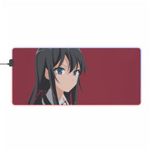 Load image into Gallery viewer, My Teen Romantic Comedy SNAFU Yukino Yukinoshita RGB LED Mouse Pad (Desk Mat)