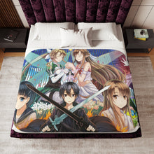 Load image into Gallery viewer, Sword Art Online Asuna Yuuki, Suguha Kirigaya Sherpa Blanket