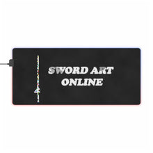 Load image into Gallery viewer, Sword Art Online RGB LED Mouse Pad (Desk Mat)