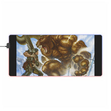 Load image into Gallery viewer, Guts faces Zodd RGB LED Mouse Pad (Desk Mat)