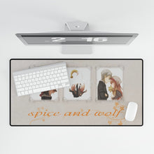 Load image into Gallery viewer, Anime Spice and Wolfr Mouse Pad (Desk Mat)