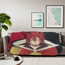 Load image into Gallery viewer, Benimaru - Tensei shitara Slime Datta Ken Minimalist Sherpa Blanket