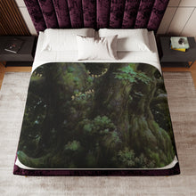 Load image into Gallery viewer, Anime Princess Mononoke Sherpa Blanket