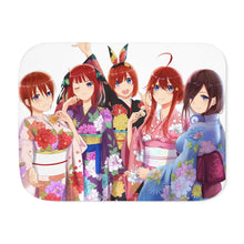 Load image into Gallery viewer, Anime The Quintessential Quintuplets Sherpa Blanket