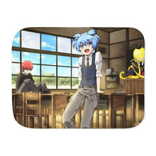 Load image into Gallery viewer, Assassination Classroom Koro-sensei, Karma Akabane, Nagisa Shiota Sherpa Blanket