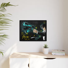 Load image into Gallery viewer, Shinya Kogami With His dominator Canvas Framed Art Print