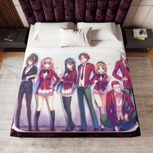 Load image into Gallery viewer, Classroom of the Elite Suzune Horikita, Honami Ichinose, Sae Chabashira Sherpa Blanket