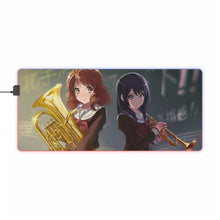 Load image into Gallery viewer, Sound! Euphonium Kumiko Oumae, Reina Kousaka RGB LED Mouse Pad (Desk Mat)