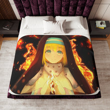 Load image into Gallery viewer, Sister Iris Sherpa Blanket